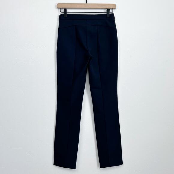 Diane Von Furstenberg Seamed Navy Skinny Pants - Picture 6 of 8